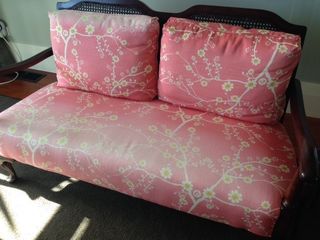 Two seater sofa before