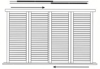 4 Panel Slider with Side Opening