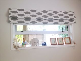 Roman blind in Chipper fabric