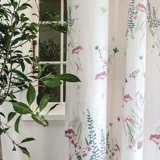 Shop Hemptech Wild Flower curtain fabric at McKenzie House NZ