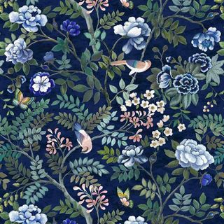 Porcelaine de Chine Velours Indigo