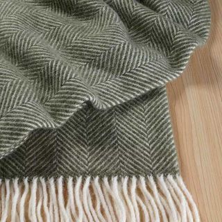 Magnus Olive Throw